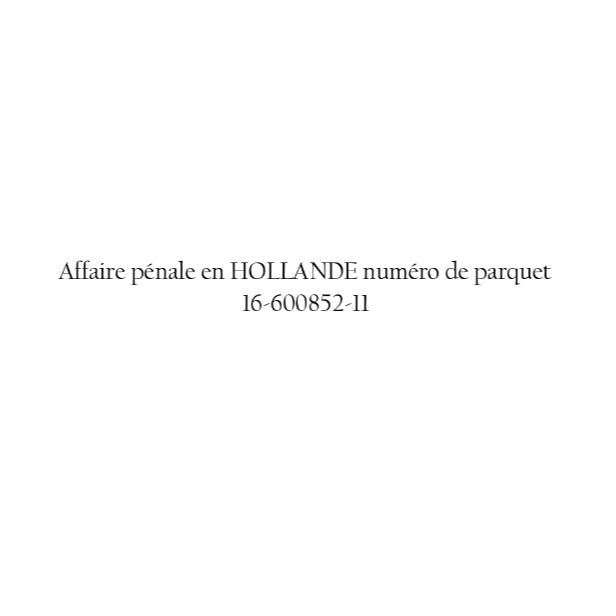 Affaire pénale